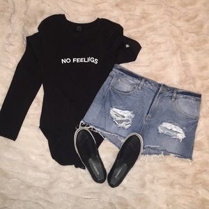 Black Leather Fashion Sneakers